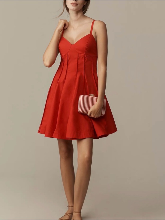 Anthropologie Dresses & Skirts - Anthropologie Mare Mare Cotton V-Neck Corset Mini Dress